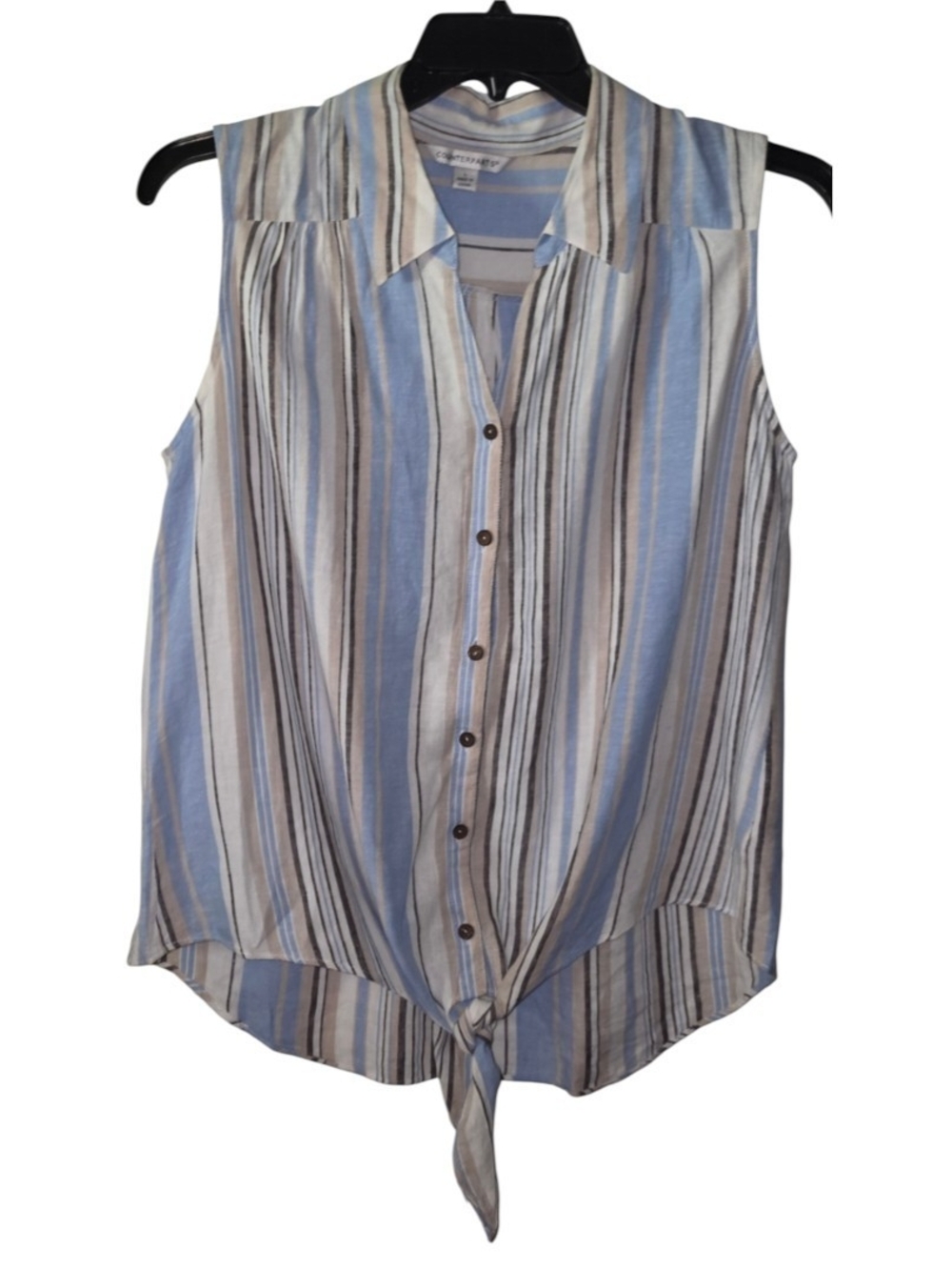 Counterparts Sleeveless Blouse Size Large